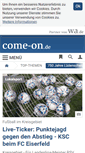 Mobile Screenshot of come-on.de