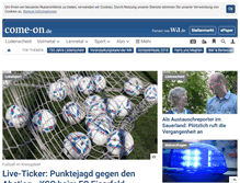 Tablet Screenshot of come-on.de